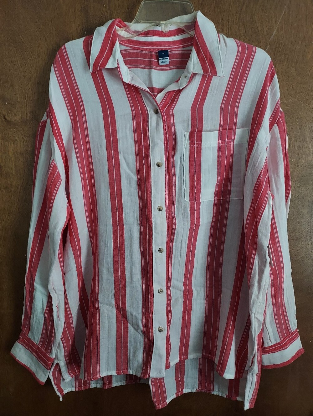 Old Navy Striped Button Down NWT